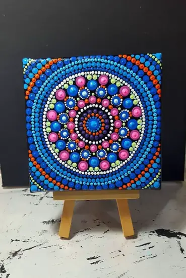 photo Mandala Easy Black Canvas Painting Ideas 40 easy mini canvas painting ideas for