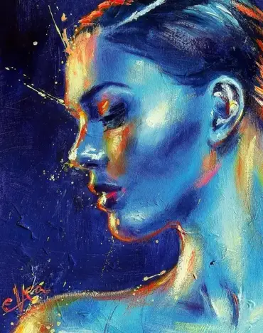 wallpapers Painting Acrylic Painting Self Portrait Ideas 45 beautiful acrylic portrait paintings