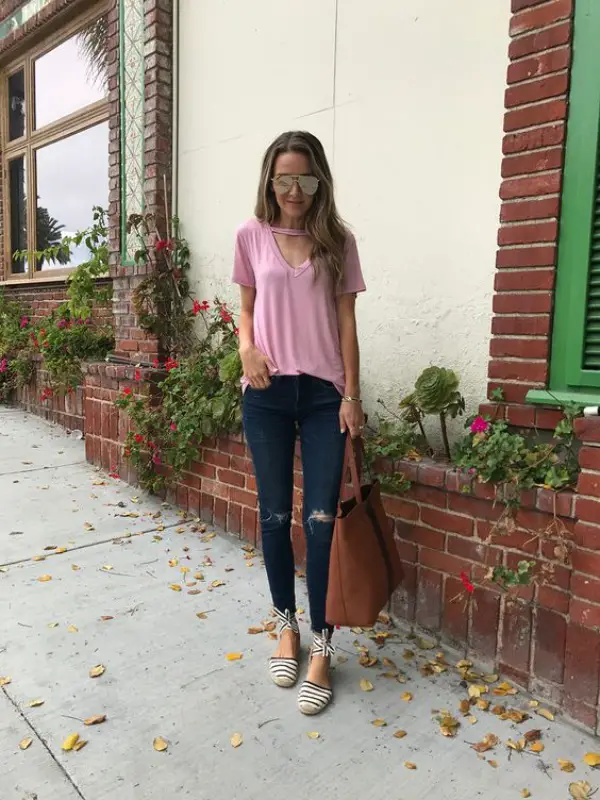 Sexy v-neckline outfit ideas