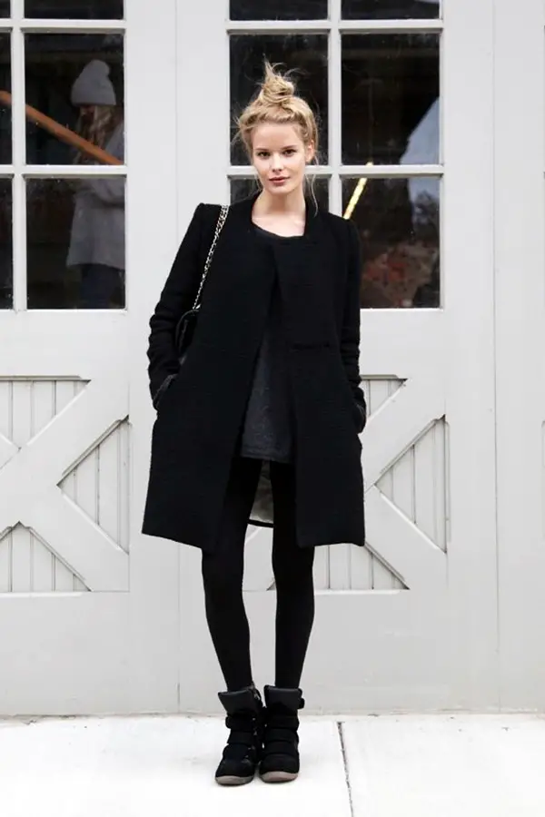 All Black Outfits Ideas for Teens (30)