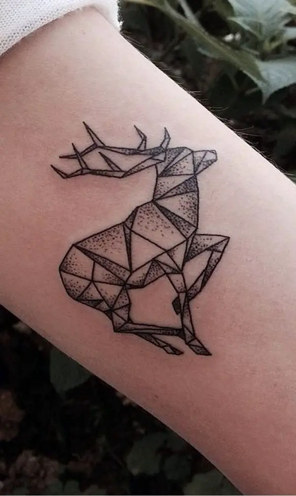 73 Awesome Geometric Tattoo Designs  Mens Craze  Tatuagem de lobo  geométrico Tatuagem de manga Desenho de tatuagem geométrica