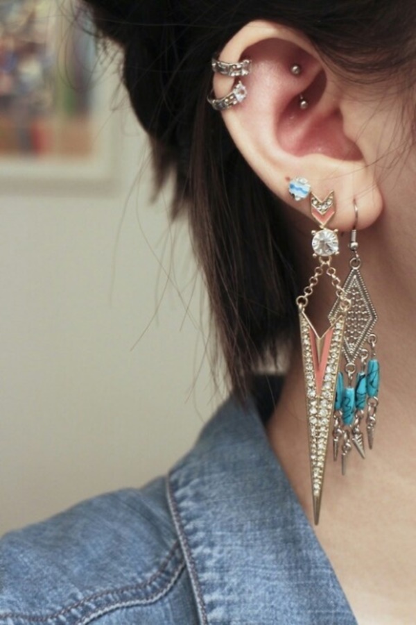Insanely Gorgeous Examples of Cute Ear Piercing0381