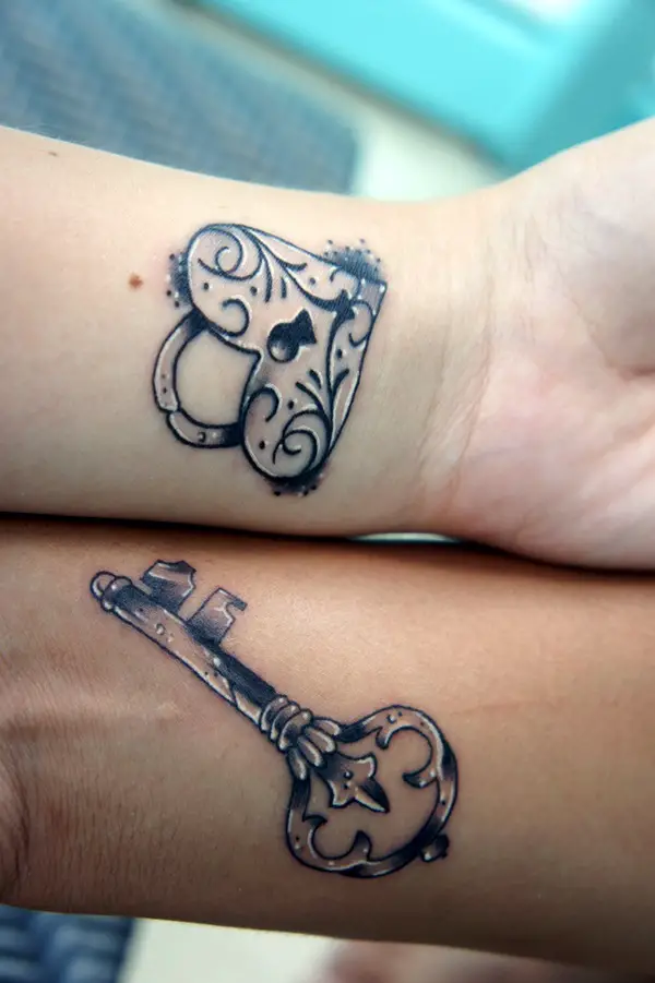 Key Tattoos for Girls (24)