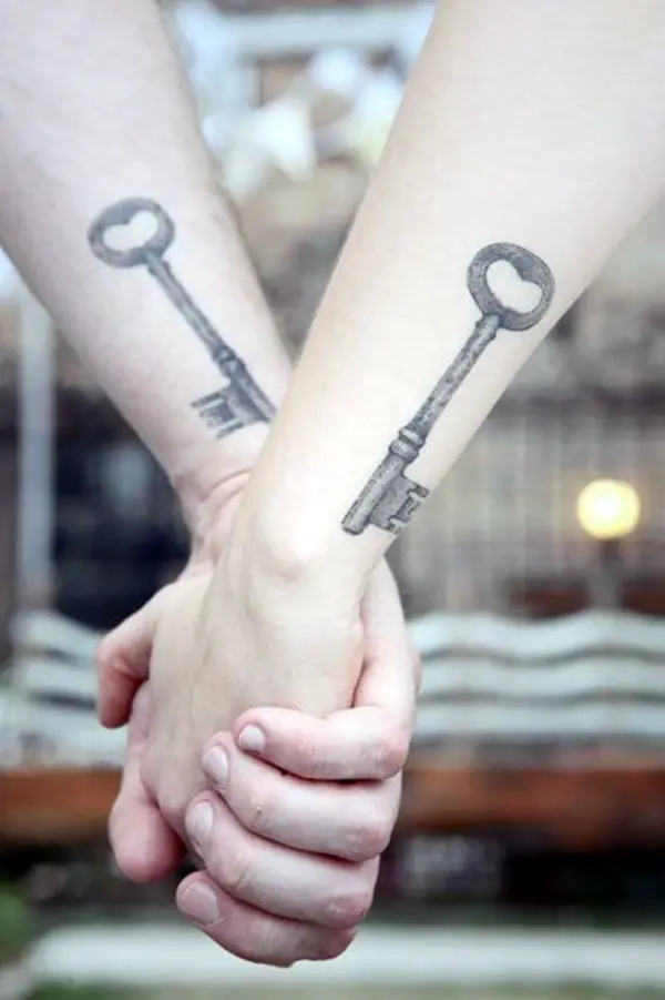 Key Tattoos for Girls (3)