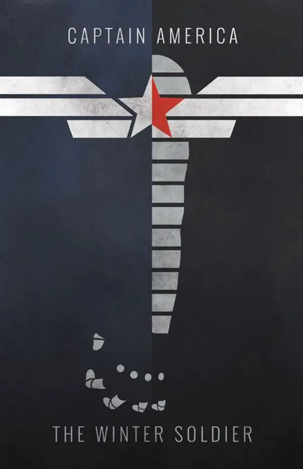 Examples of Superhero Minimalist Posters (16)