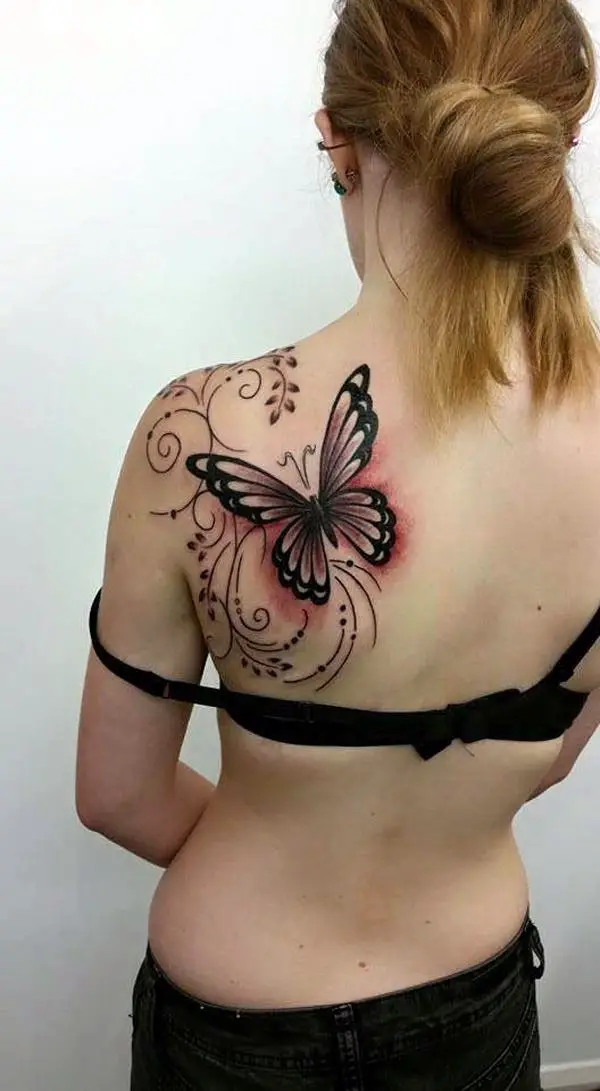 Butterfly Tattoos Designs for Girls (4)