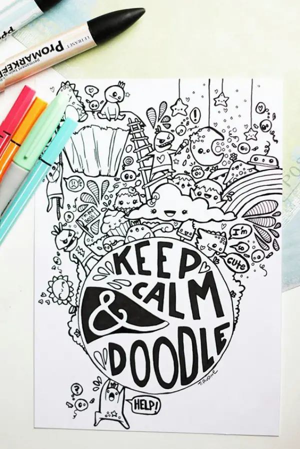 Doodle Art Tutorials and Examples