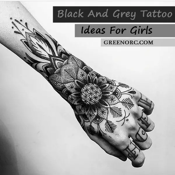 Black And Grey Tattoo Ideas For Girls (1)