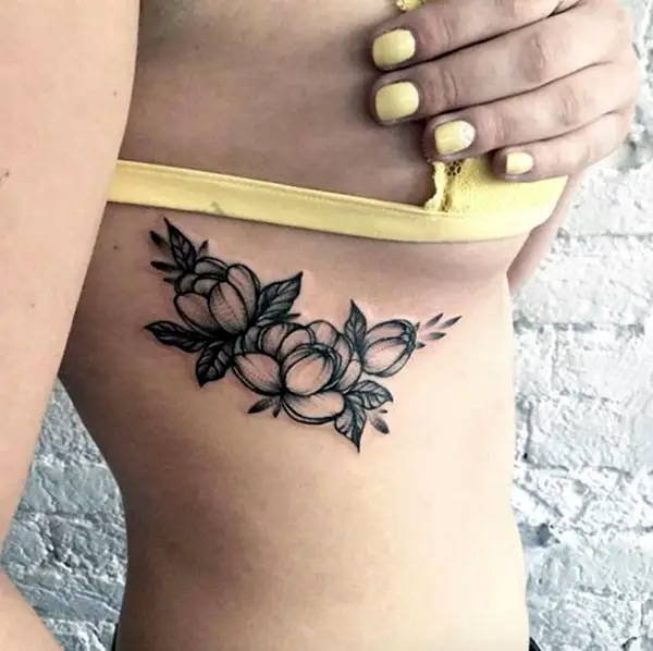 Black And Grey Tattoo Ideas For Girls (9)