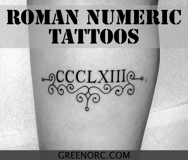 Roman Numeric Tattoos05