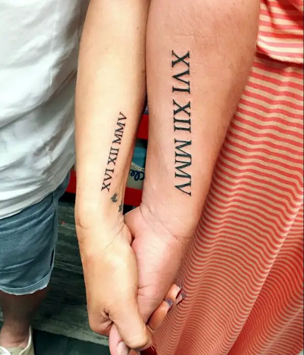 Roman Numeric Tattoos09