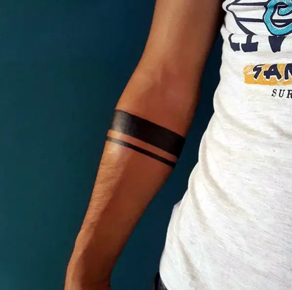 Masculine Armband Tattoo Designs for Men (32) .