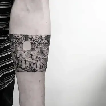 45 Masculine Armband Tattoo Designs For Men
