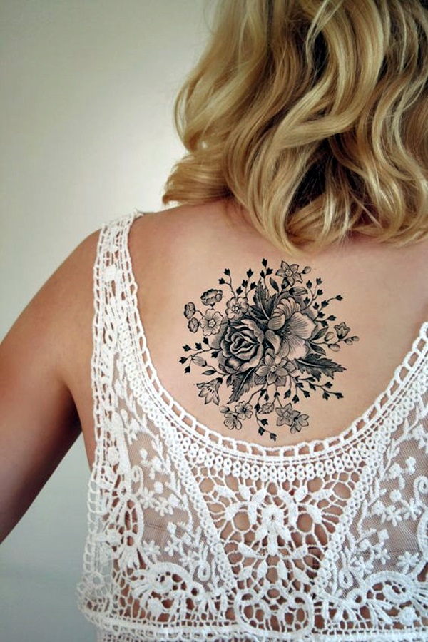 Floral Tattoo Ideas For Girls (10)