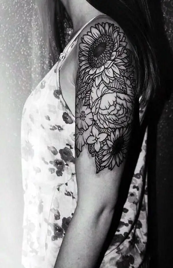 Floral Tattoo Ideas For Girls (3)
