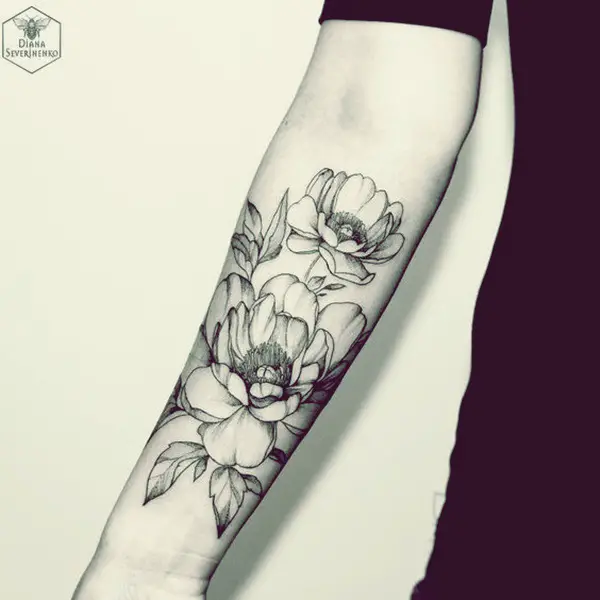 Floral Tattoo Ideas For Girls (9)