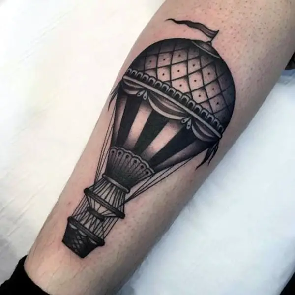 35 Poetic Hot Air Balloon Tattoos  Tattoodo