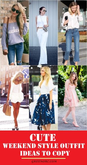 45 Cute Weekend Style Outfit Ideas To Copy - Greenorc