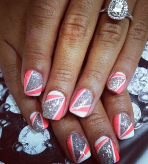 45 Glamorous Bling Nail Art Designs For 2017 - Greenorc