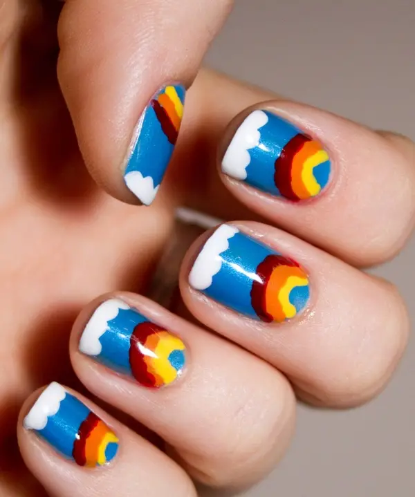 Splashy-Rainbow-Nail-Art-Ideas-to-Try-This-Year