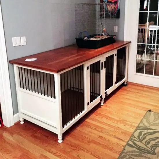 15 Fabulous DIY Dog Crate Ideas Greenorc