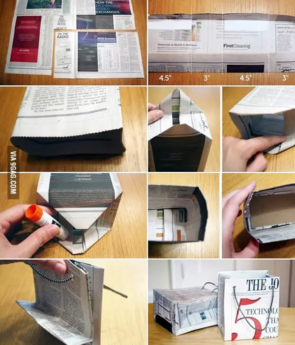 Astonishing-Newspaper-Craft-Ideas