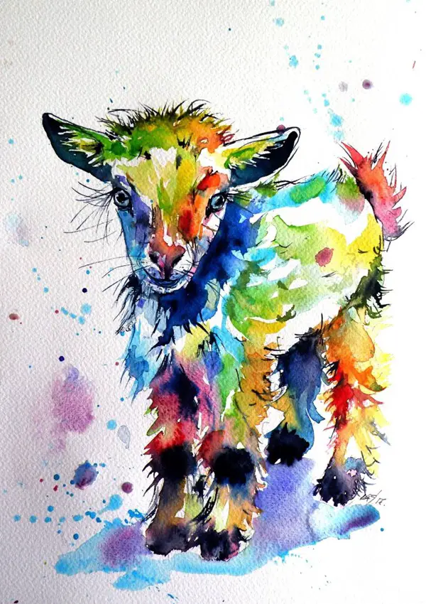 Adorable-Animal-Watercolor-Paintings