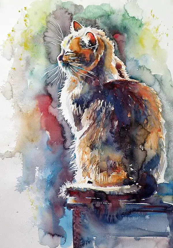 Adorable-Animal-Watercolor-Paintings