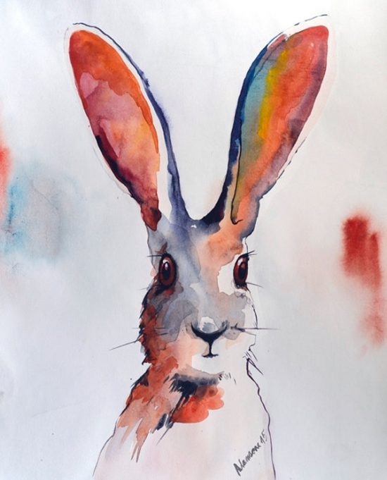 45 Adorable Animal Watercolor Paintings Greenorc