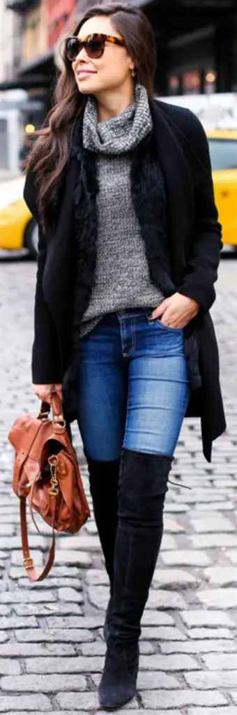 winter outfit office