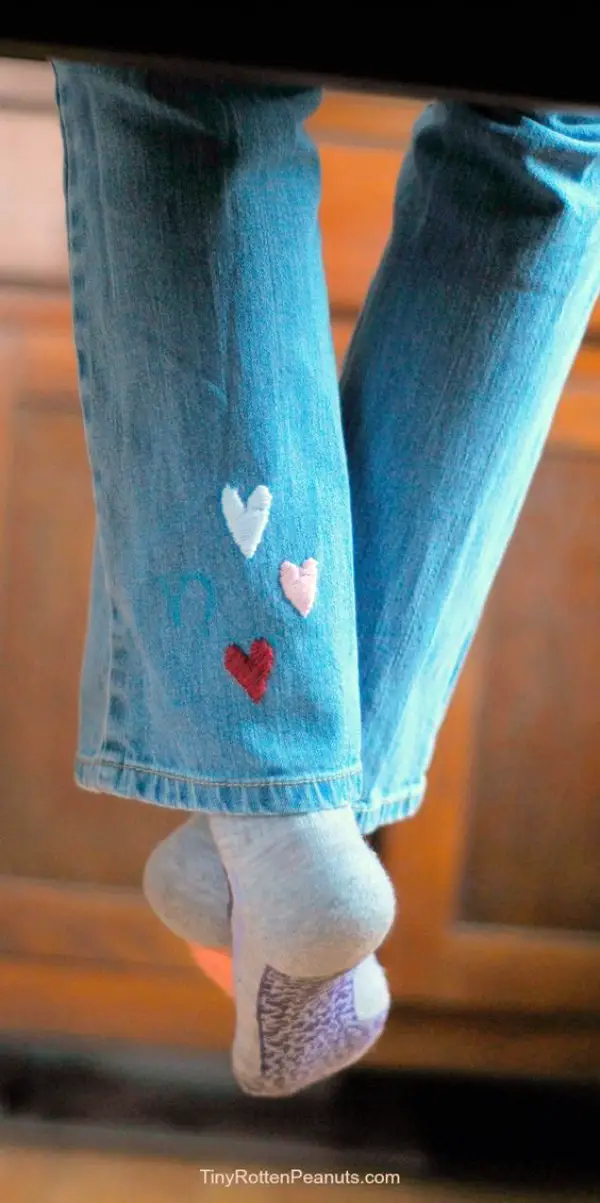 DIY Embroidery Jeans Examples