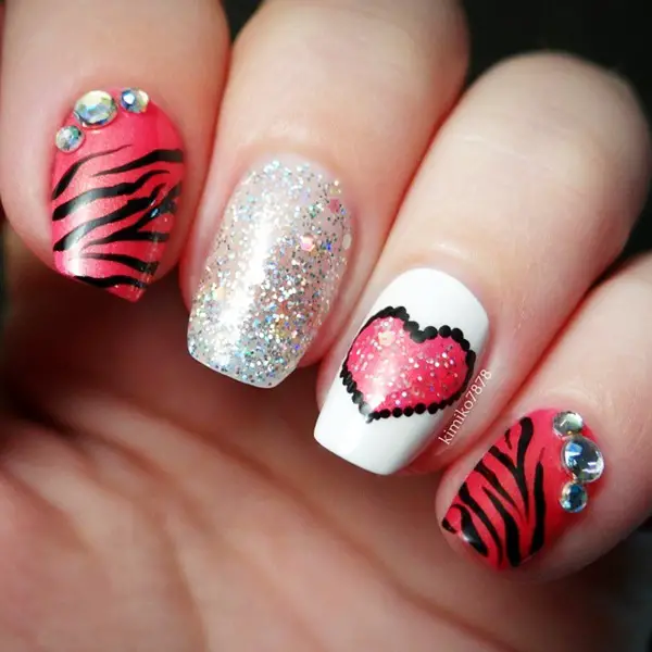 Perfect-Valentines-Day-Nail-Art-Designs