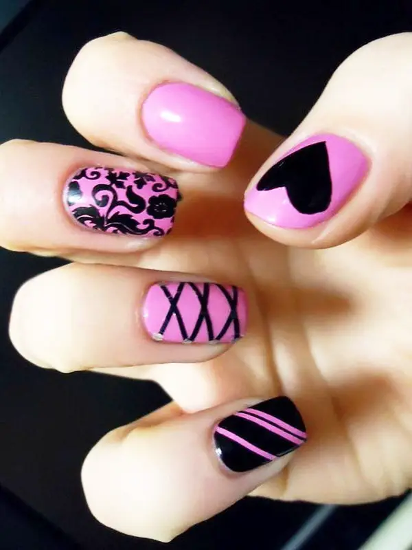 Perfect-Valentines-Day-Nail-Art-Designs