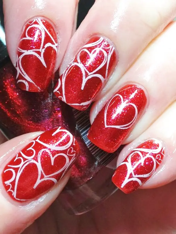 Perfect-Valentines-Day-Nail-Art-Designs