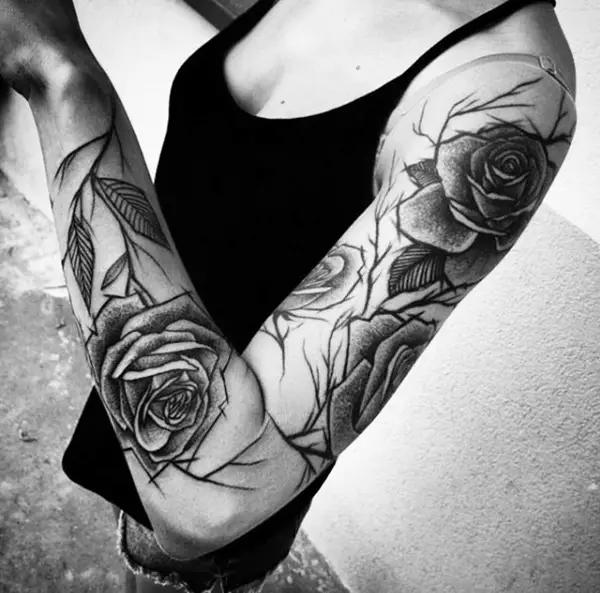 Cute-Sleeve-Tattoos-For-Girls