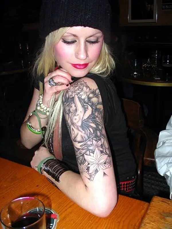 Cute-Sleeve-Tattoos-For-Girls