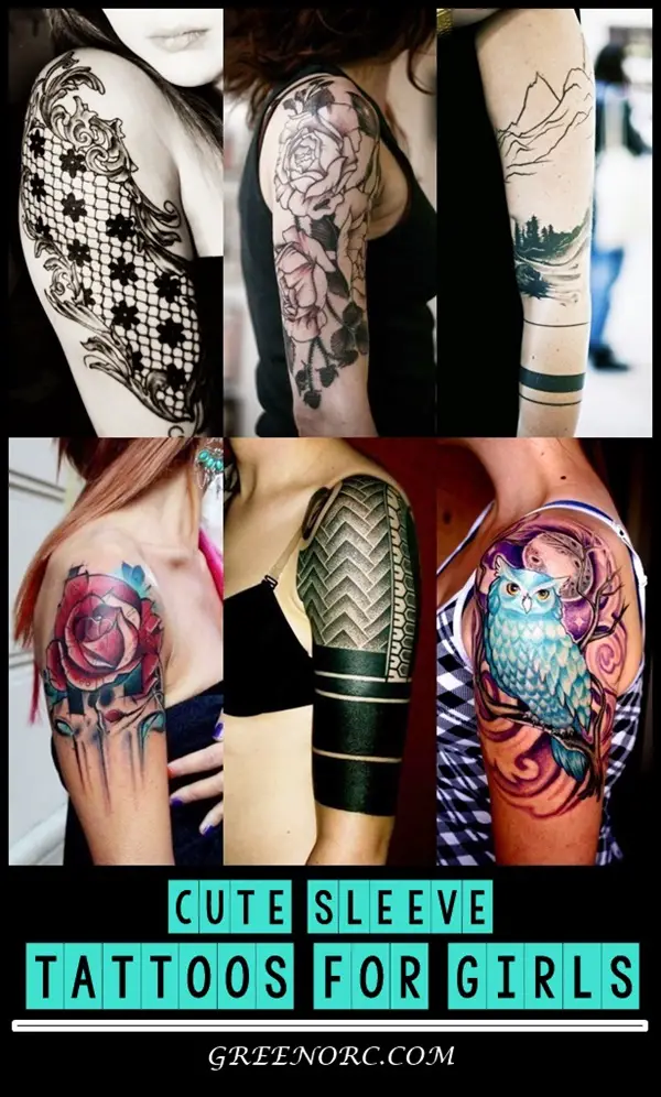 Cute-Sleeve-Tattoos-For-Girls