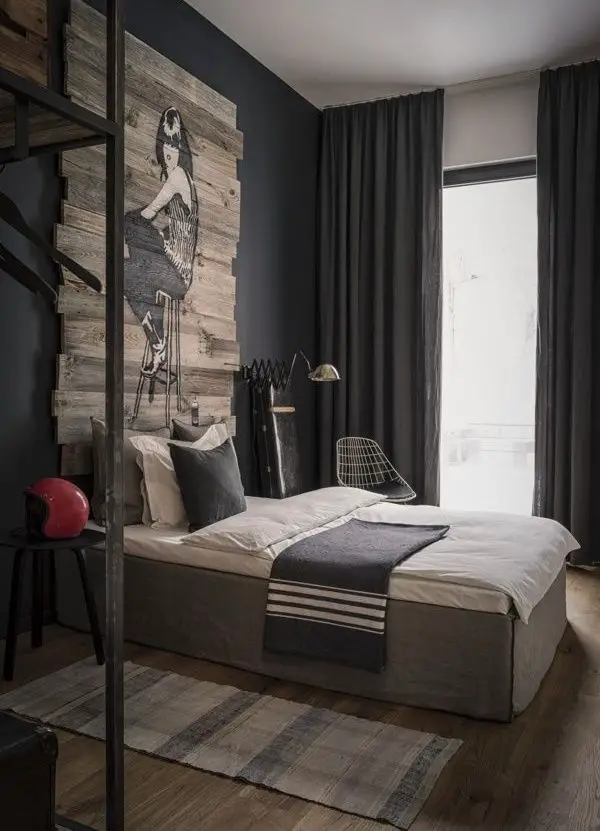 Rustic-Bedroom-Decoration-Ideas-For-Men