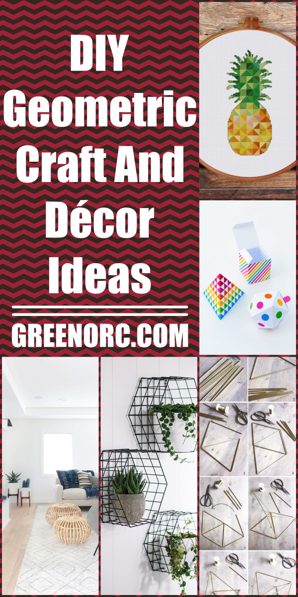 DIY Geometric Craft And Décor Ideas