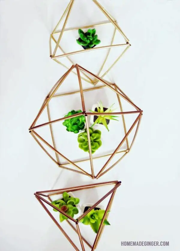 DIY Geometric Craft And Décor Ideas