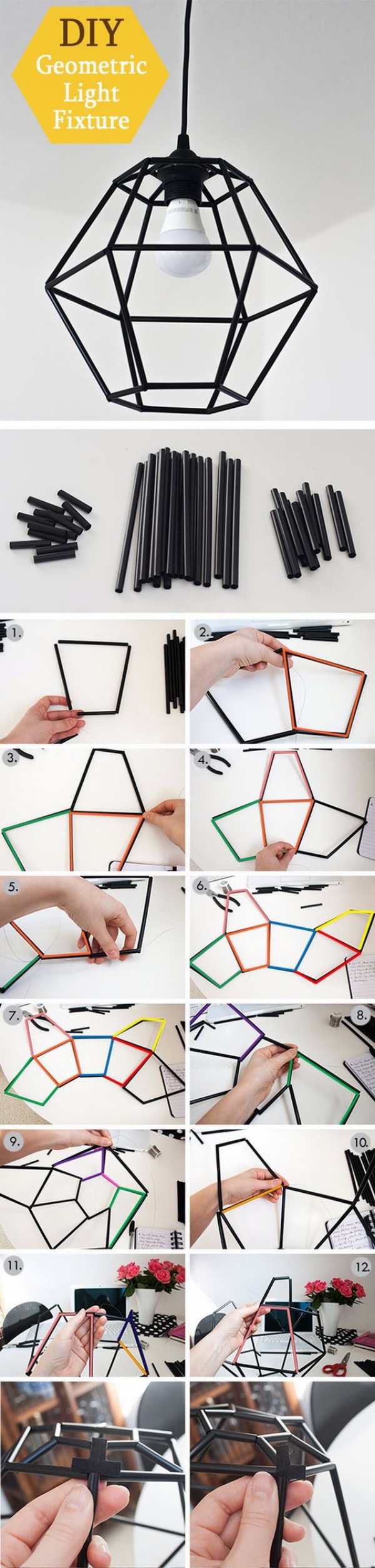 DIY Geometric Craft And Décor Ideas