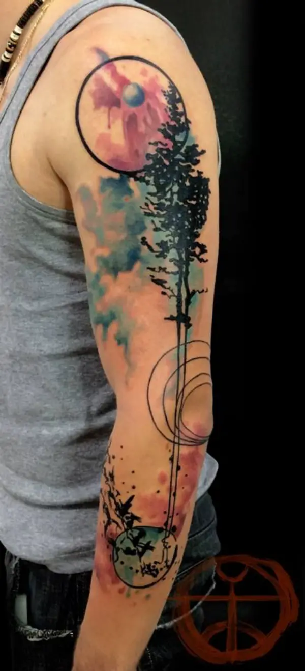 Deep-rooted Forest Tattoo Designs With Sophisticated Meaning