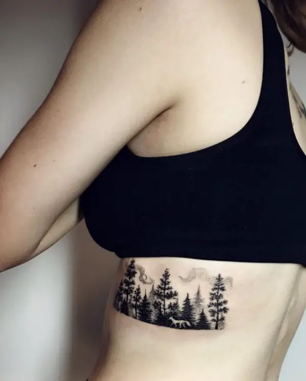 Deep-rooted Forest Tattoo Designs With Sophisticated Meaning