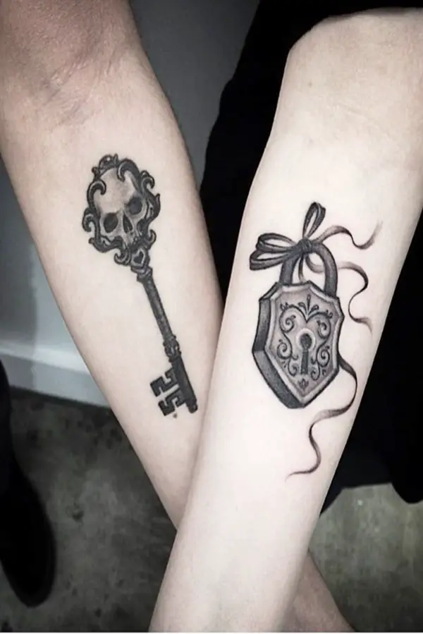 Expressive Mother and Daughter Tattoos