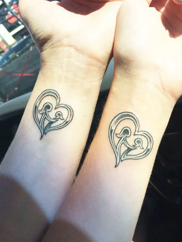  Expressive Mother and Daughter Tattoos