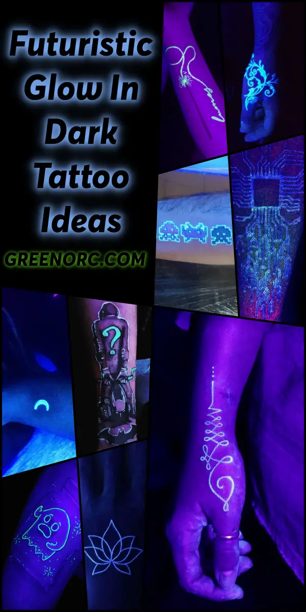 Futuristic Glow In Dark Tattoo Ideas