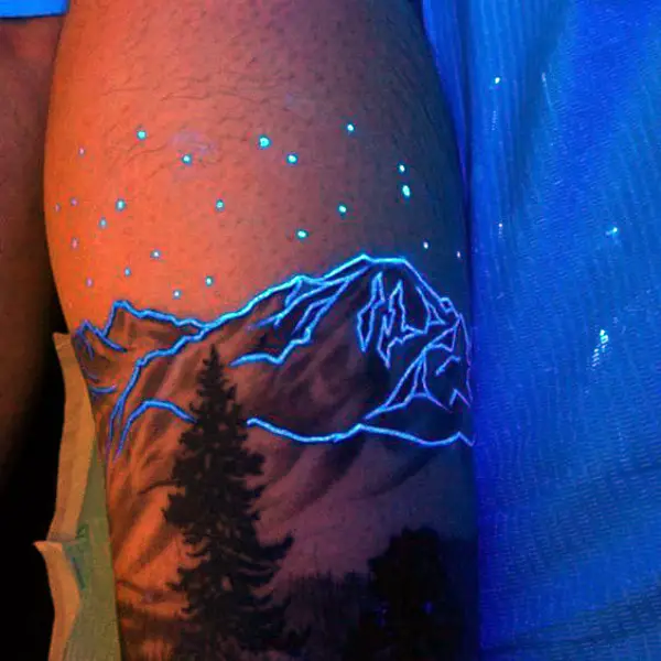 Futuristic Glow In Dark Tattoo Ideas