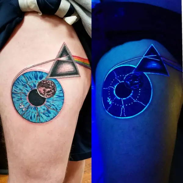 Futuristic Glow In Dark Tattoo Ideas