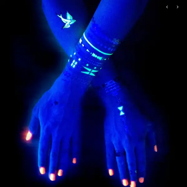 Futuristic Glow In Dark Tattoo Ideas