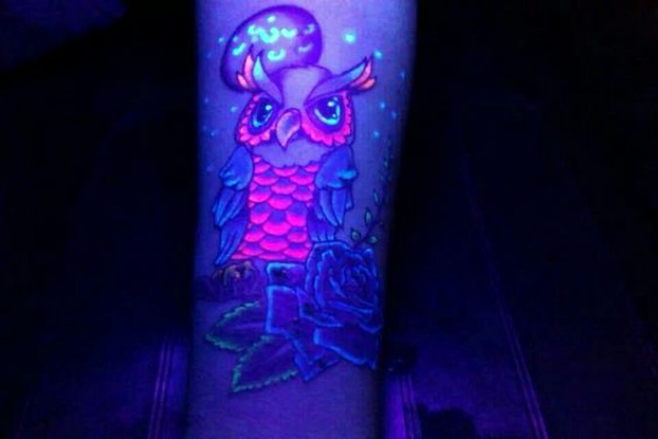 Futuristic Glow In Dark Tattoo Ideas